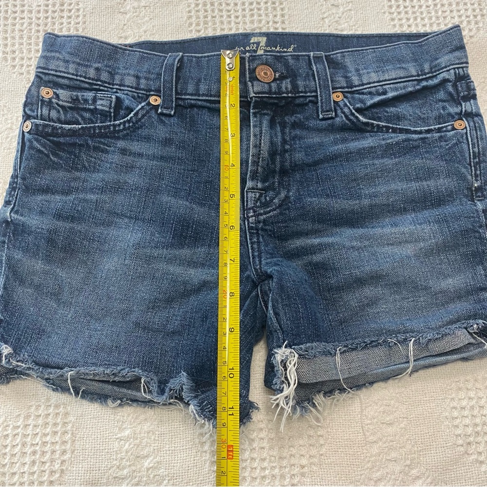 7 For All Mankind Denim Shorts (25) - Picture 6 of 6